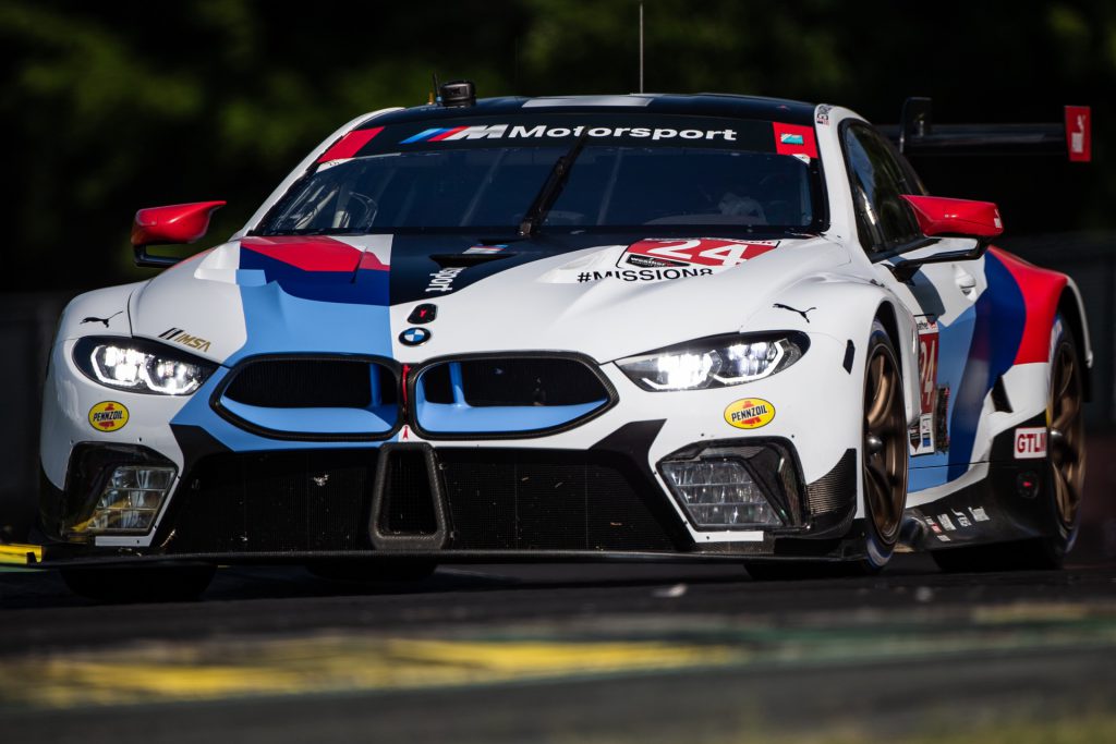 El BMW M8 GTE termina séptimo y octavo en el VIRginia International Raceway