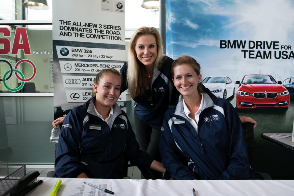 Un ex-medallista olímpico apoya el «Drive for Team USA» en Laurel BMW de Westmont