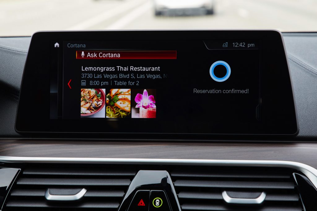 Microsoft Cortana llega a los coches de BMW