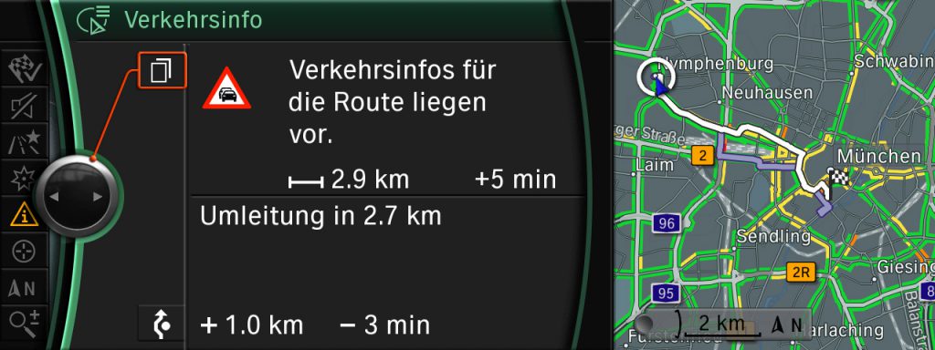 BMW ConnectedDrive presenta una nueva generación de información sobre el tráfico