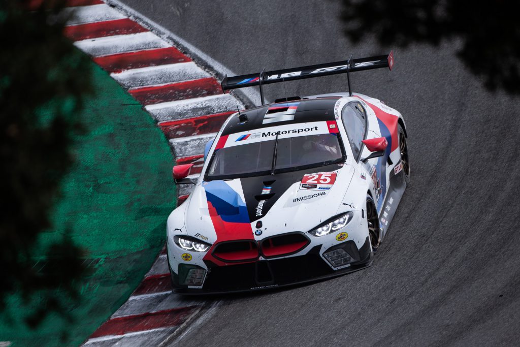 El BMW M8 GTE acaba en el podio de Laguna Seca