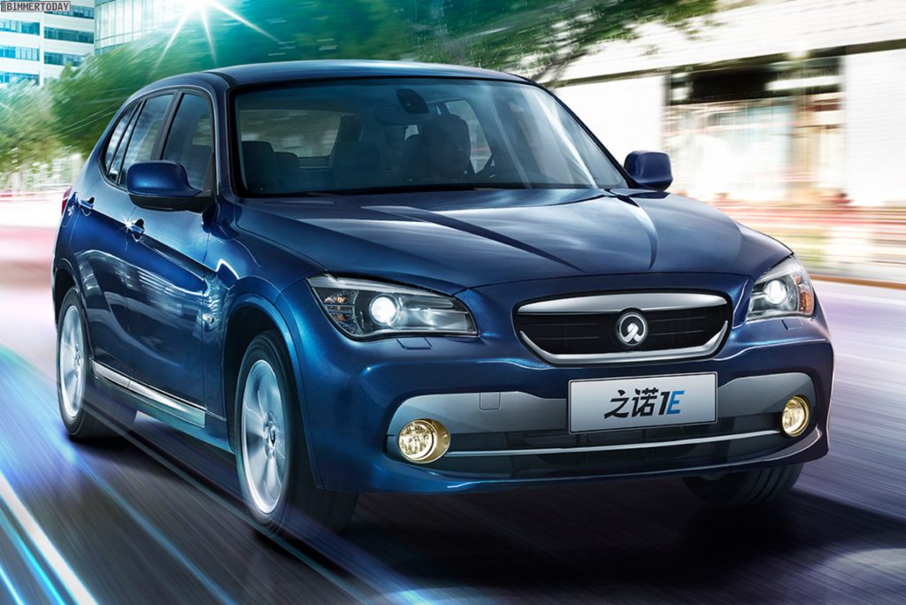 La submarca BMW Zinoro en colaboración con Brilliance Automotive