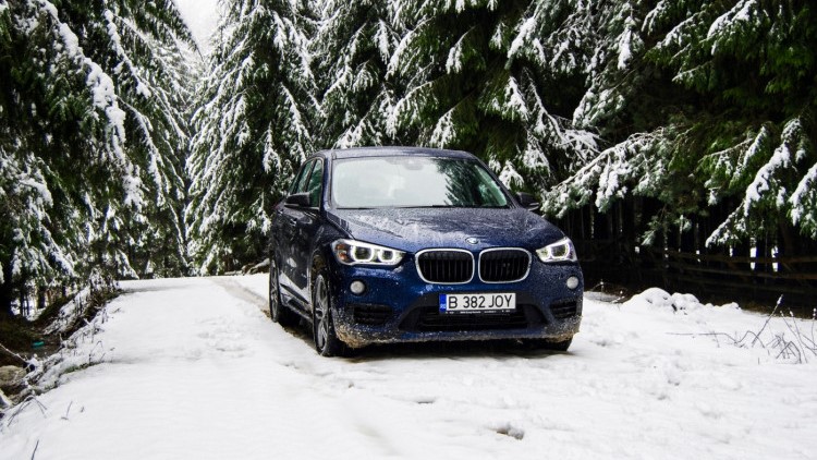 BMW X1 con neumáticos de invierno
