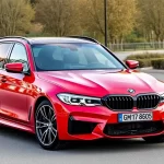 BMW M3 Touring 2025 en color Ruby Star