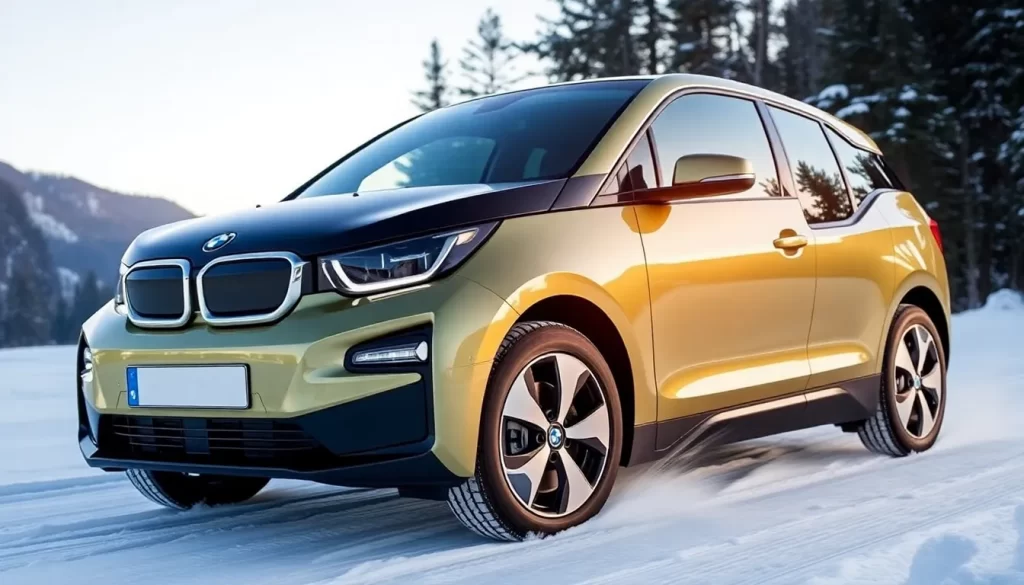 BMW presenta el nuevo i3 Sedan disfrutando en la nieve