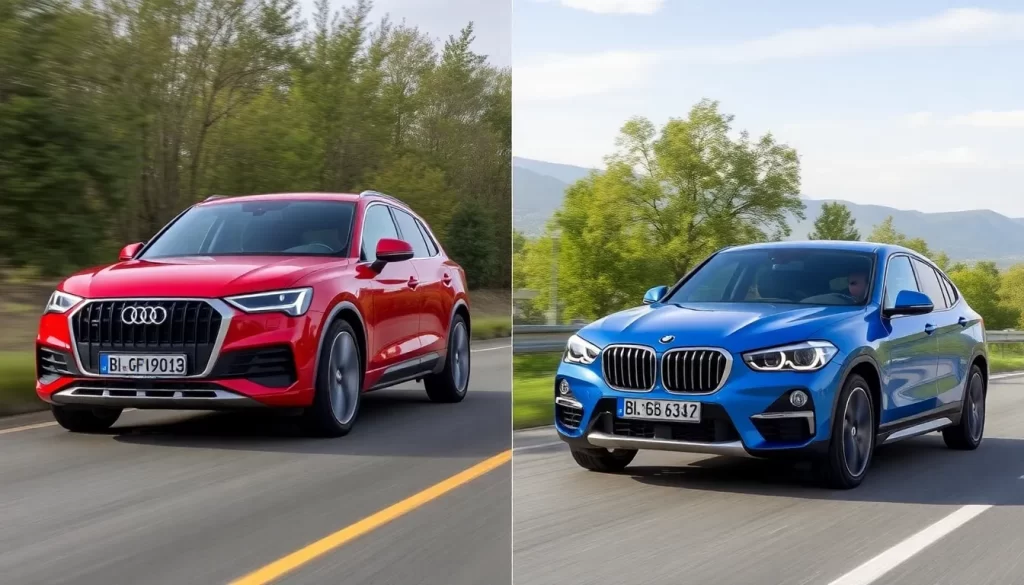 Comparativa 2026 Audi Q3 Sportback y BMW X2 en diseño y rendimiento