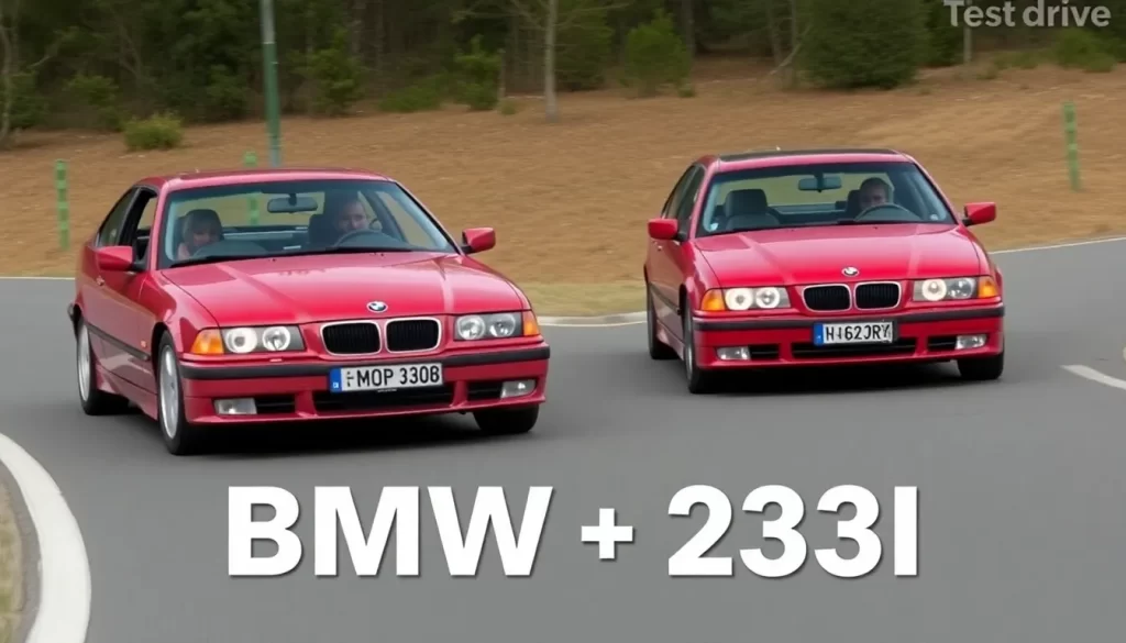 Comparativa BMW 340i y BMW 323i E36 en Test Drive