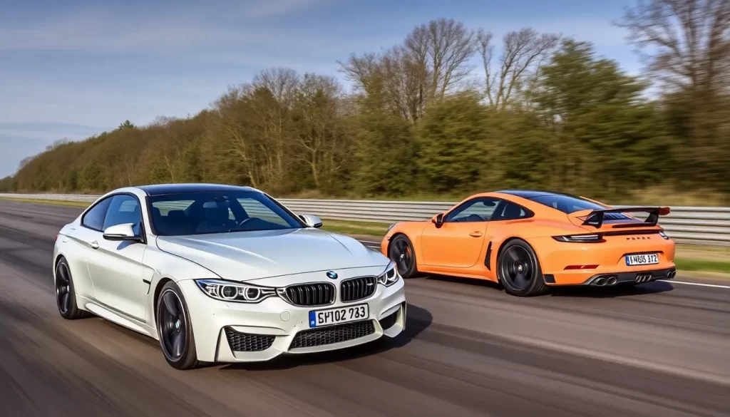 Comparativa Drag Race: BMW M4 CS frente a Porsche 911 GTS