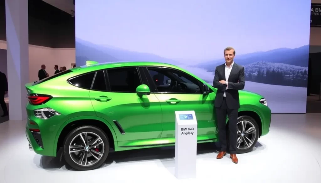 Entrega del BMW X4 M Anglesey Green en el BMW Welt