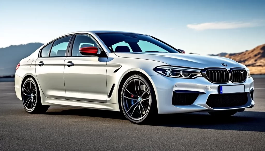 Nuevo BMW M5 en color Ferrari destaca por su belleza