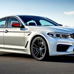 Nuevo BMW M5 en color Ferrari destaca por su belleza