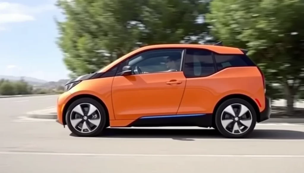 Prototipos del sedán eléctrico BMW i3 captados en vídeo espía